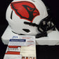 Arizona Cardinals Rondale Moore Autographed Lunar Mini Helmet Jsa Coa