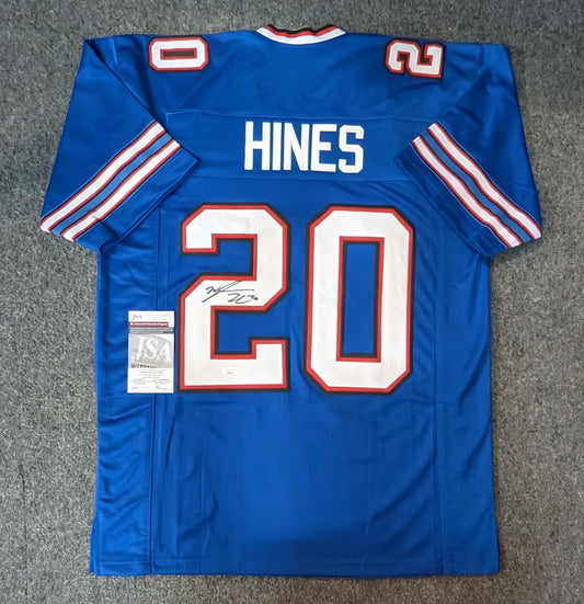 Buffalo Bills Nyheim Hines Autographed Signed Jersey Jsa Coa