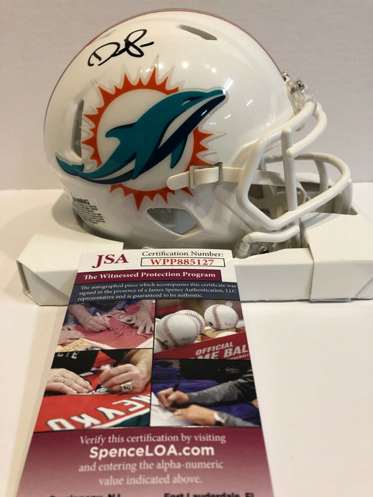 Devante Parker Autographed Signed Miami Dolphins Speed Mini Helmet Jsa Coa