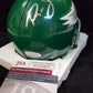 Philadelphia Eagles Ron Jaworski Autographed Signed Vsr Mini Helmet Jsa Coa