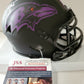 Baltimore Ravens Joe Flacco Anquan Boldin Dual Signed Eclipse Mini Helmet Jsa