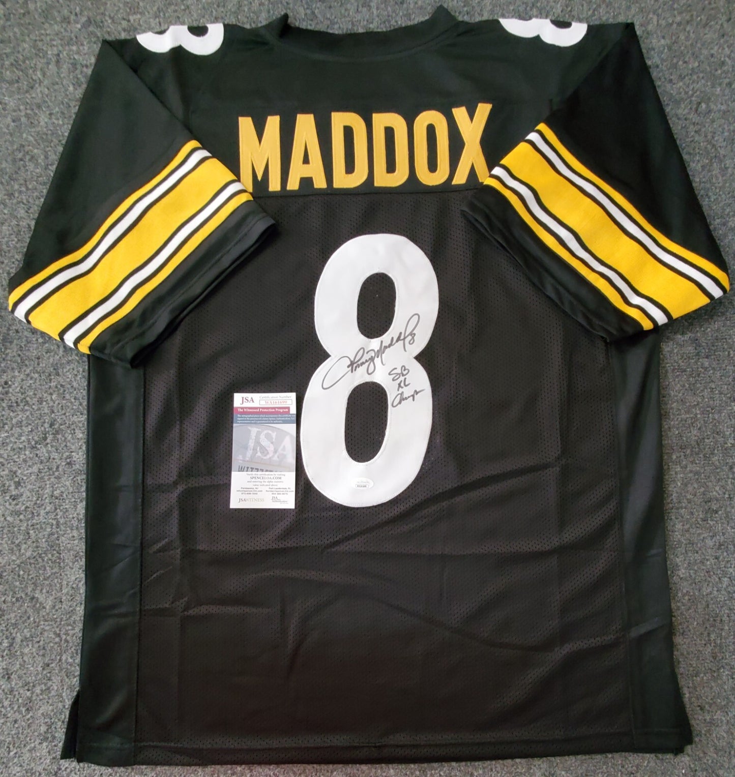Pittsburgh Steelers Tommy Maddox Autographed Signed Inscribed Jersey Jsa Coa