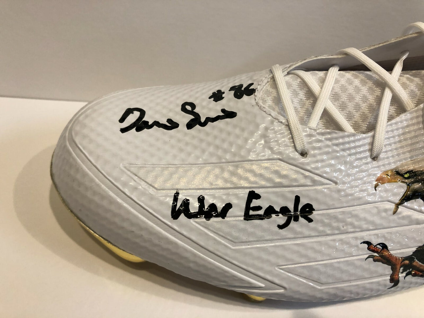 Auburn Tigers Darius Slayton Autographed Signed Inscribed Adidas Cleat Jsa Coa