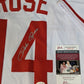 Cincinnati Reds Pete Rose Autographed Signed Custom Jersey Jsa Coa