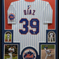 Framed New York Mets Edwin Diaz Autographed Signed Inscribed Jersey Jsa Coa