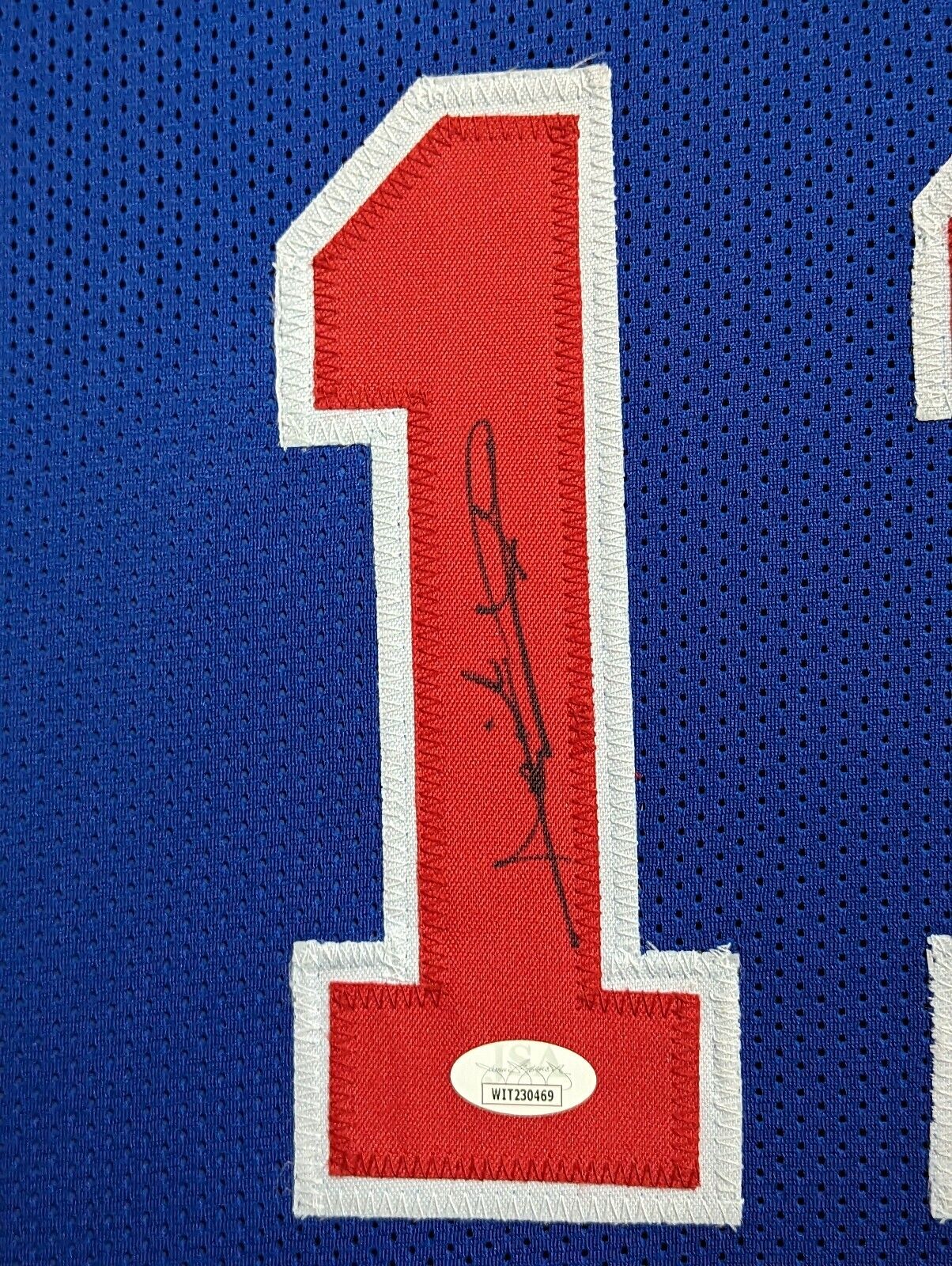 MVP Authentics Framed Detroit Pistons Isiah Thomas Autographed Signed Jersey Jsa Coa 607.50 sports jersey framing , jersey framing