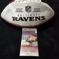 Marquise Brown Autographed Signed Baltimore Ravens Logo Football Jsa  Coa