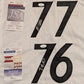 Pittsburgh Steelers Broderick Jones & Troy Fautanu 2X Autographed Jersey Jsa Coa