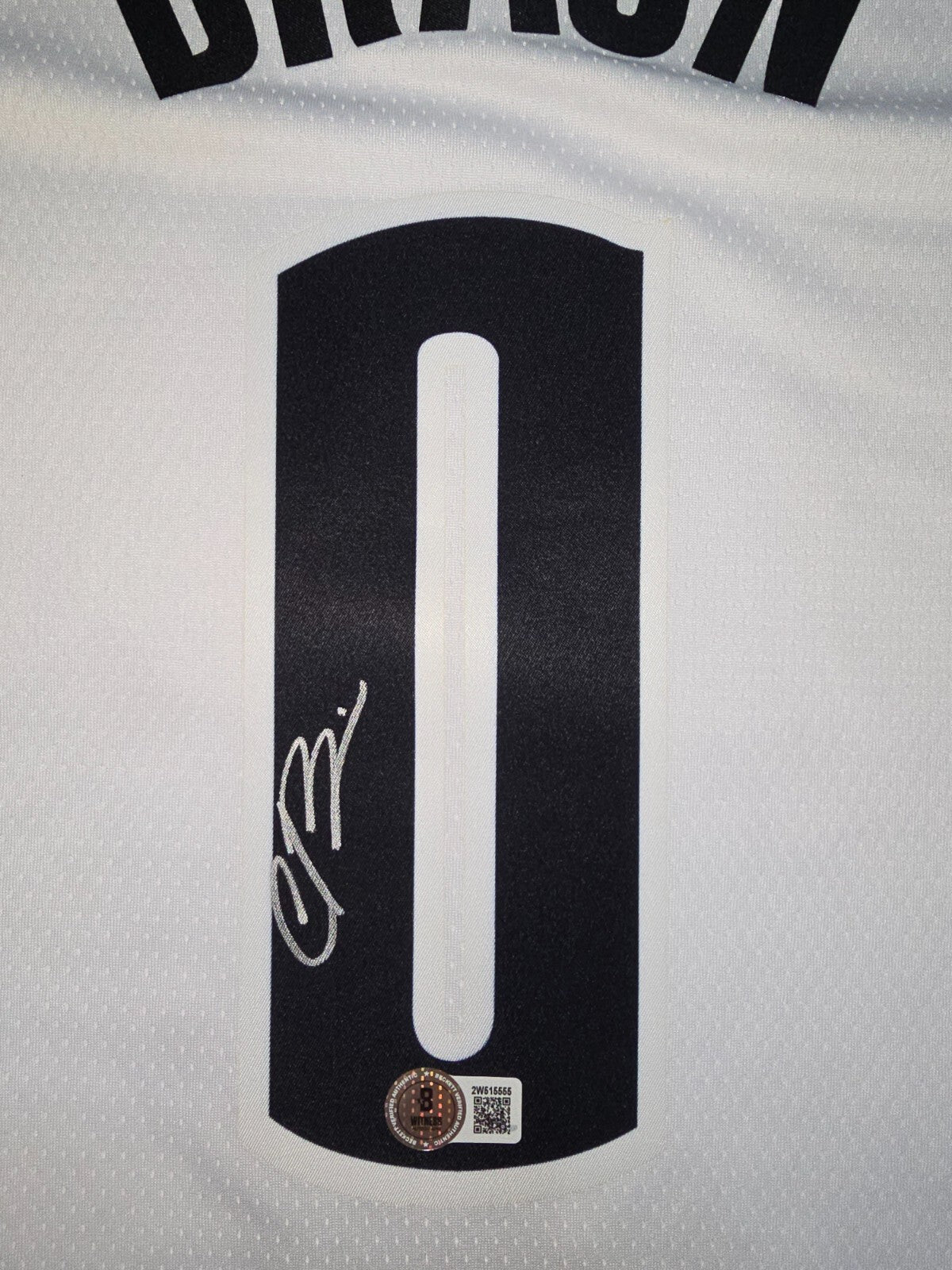 Denver Nuggets Christian Braun Autographed Signed Jersey Beckett Holo