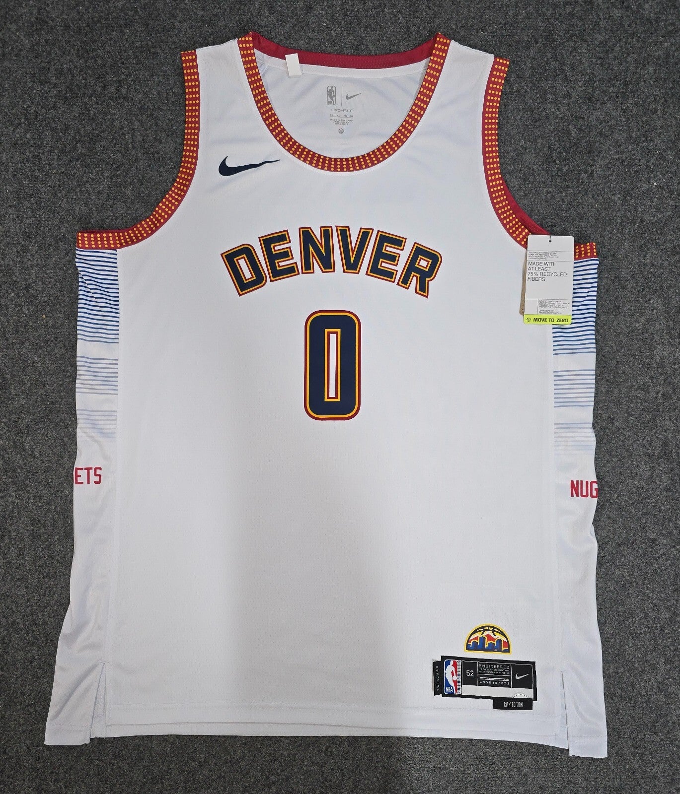 Denver Nuggets Christian Braun Autographed Signed Inscribed Jersey Beckett Holo