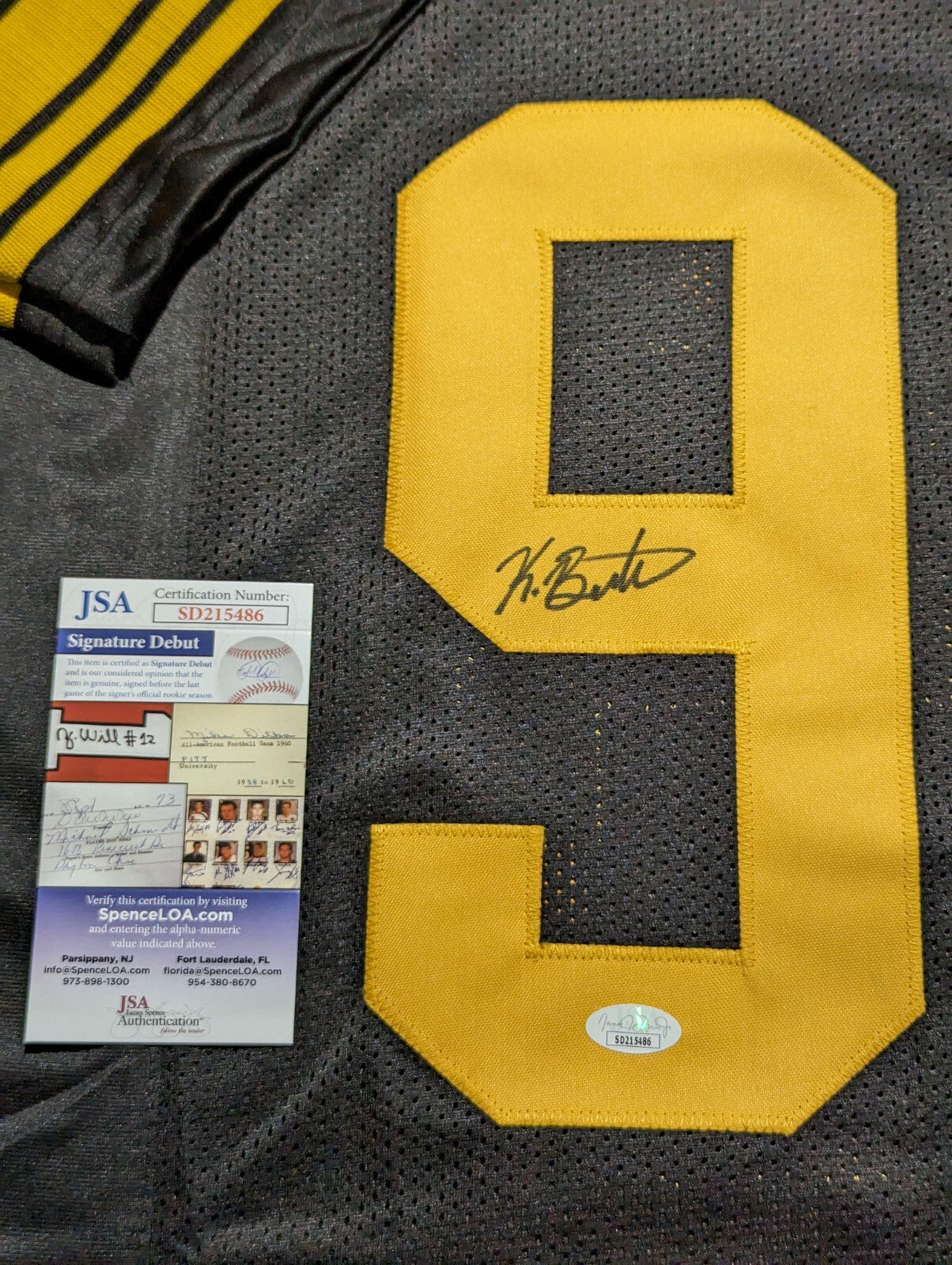 Pittsburgh Steelers Keeanu Benton Autographed Signed Color Rush Jersey Jsa Coa