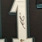 Framed Philadelphia Eagles Aj Brown Autographed Signed Jersey Beckett Holo