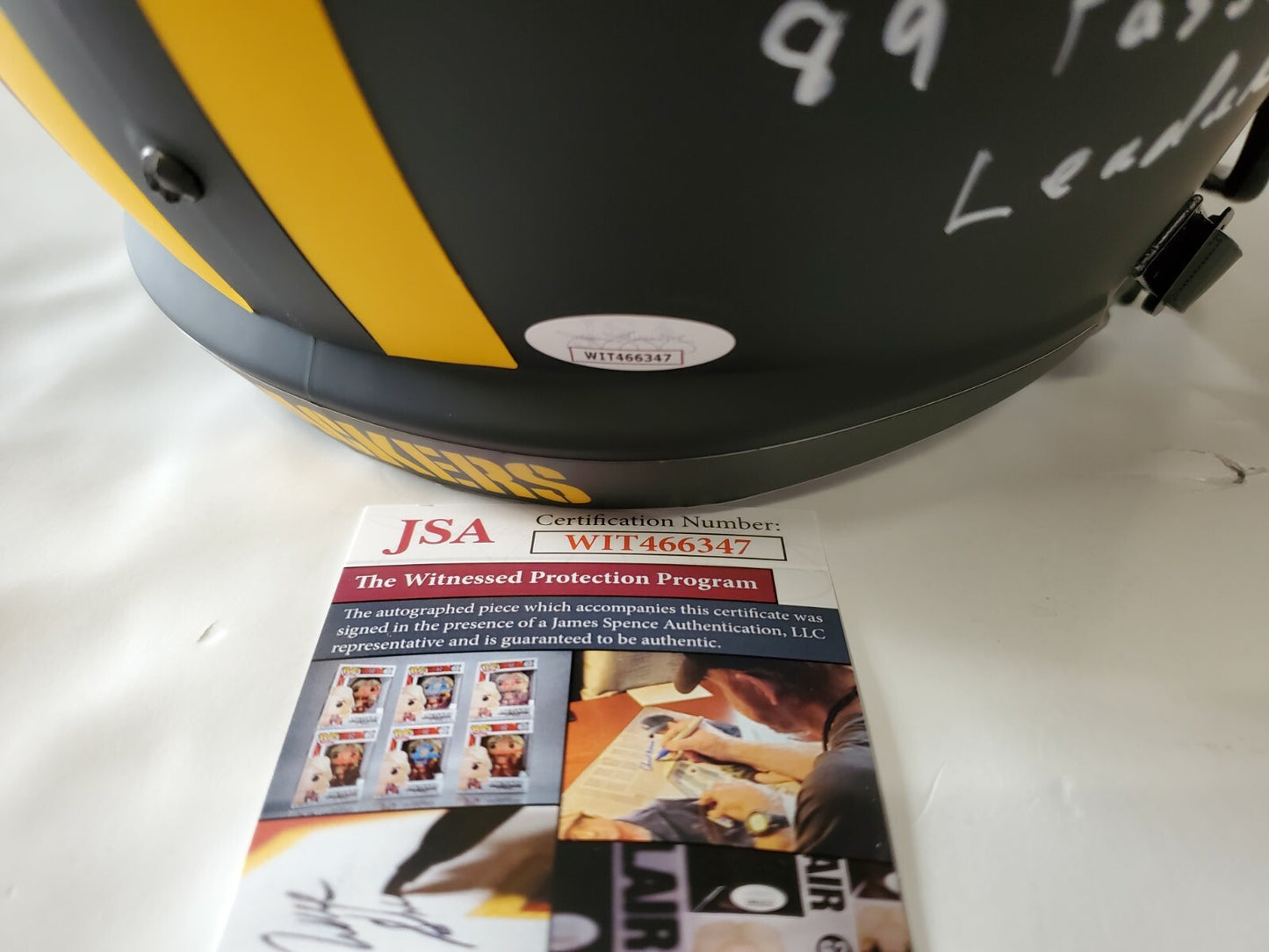 Green Bay Packers Don Majkowski Signed Full Size Eclipse Rep Helmet Jsa Coa
