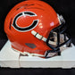 Chicago Bears Roschon Johnson Autographed Alt Orange Mini Helmet Beckett Holo
