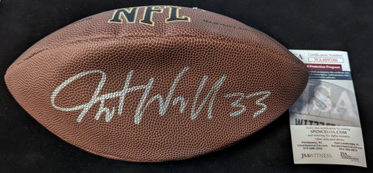 Denver Broncos Javonte Williams Autographed Signed Nfl Football Jsa Coa