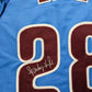 Philadelphia Phillies Albert "Sparky" Lyle  Signed Custom Jersey Beckett Holo
