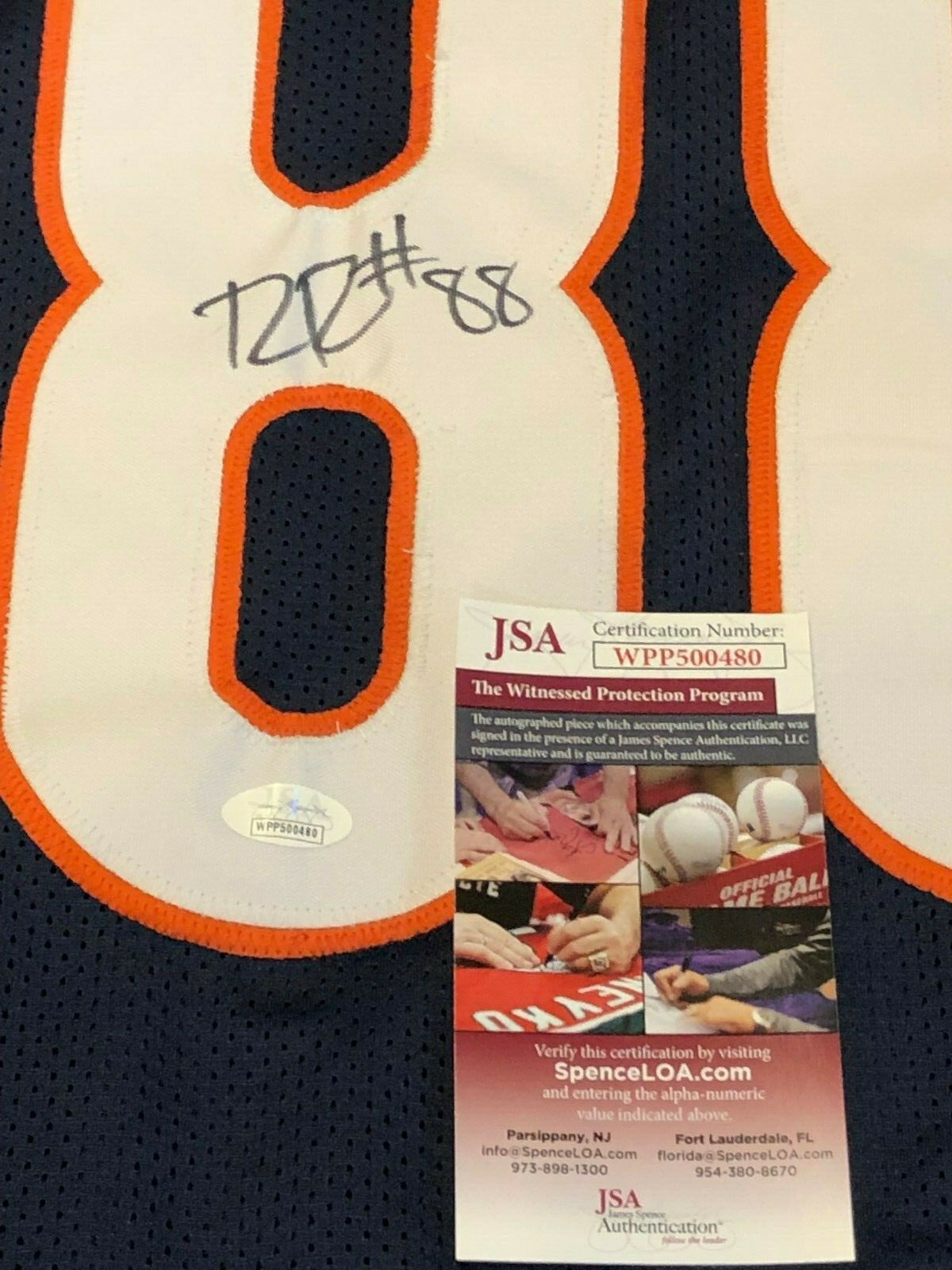 Chicago Bears Riley Ridley Autographed Signed Jersey Jsa Coa