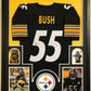 MVP Authentics Framed Pittsburgh Steelers Devin Bush Autographed Signed Inscribe Jersey Bas Coa 269.10 sports jersey framing , jersey framing