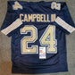 Pitt Panthers Phil Campbell Iii Signed Inscr. "Lets Go Pitt!" Jersey Jsa Coa