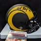 Los Angeles Rams Grant Haley Autographed Eclipse Mini Helmet Jsa Coa