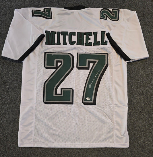 Philadelphia Eagles Quinyon Mitchell Autographed Signed Jersey Jsa Coa