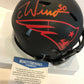 Chase Winovich Signed New England Patriots Eclipse Mini Helmet Beckett Coa