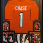 Framed Cincinnati Bengals Jamarr Chase Autographed Jersey Beckett Holo