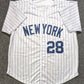 New York Yankees Albert "Sparky" Lyle  Signed Custom Jersey Beckett Holo