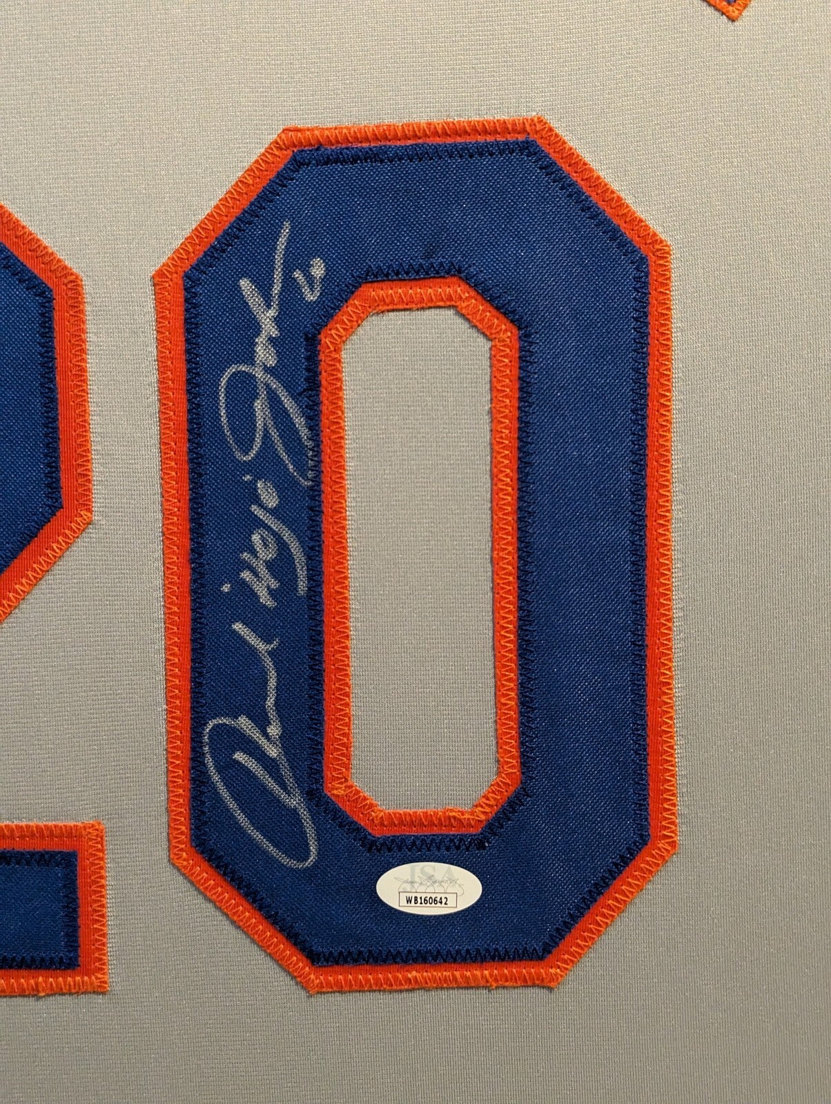 Framed Howard Johnson Autographed Signed N.Y. Mets Jersey Jsa Coa