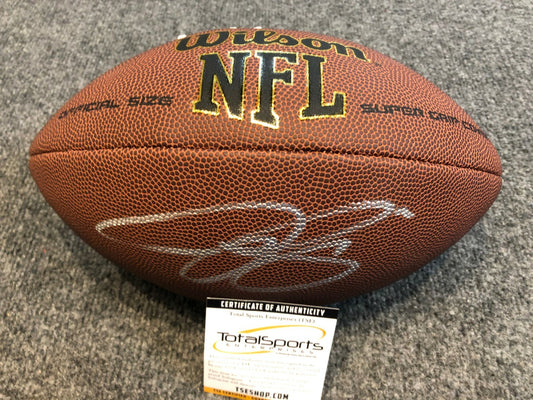 New York Giants Justin Layne Autographed Signed Nfl Football Tse Coa