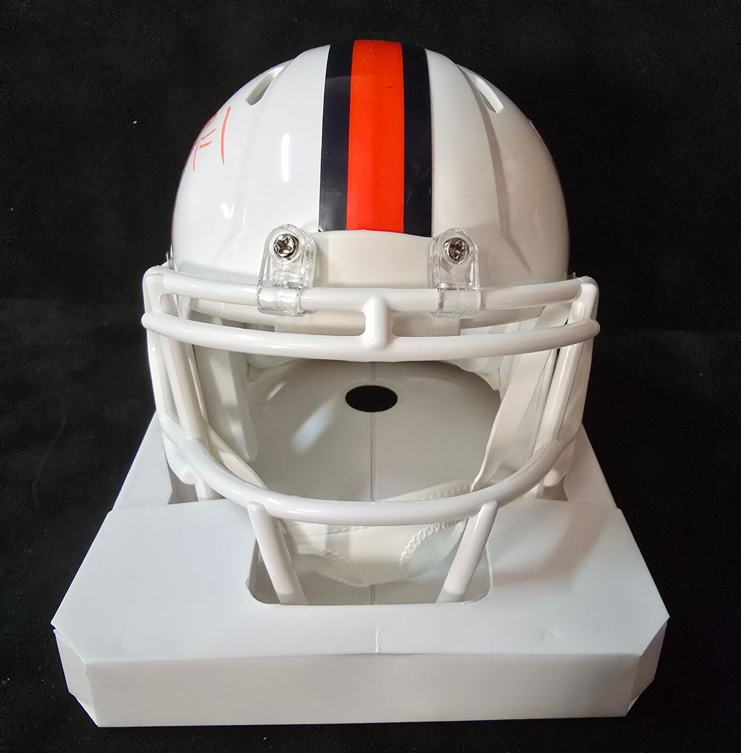 Denver Broncos Patrick Surtain Ii Signed White Throwback Mini Helmet Jsa Coa