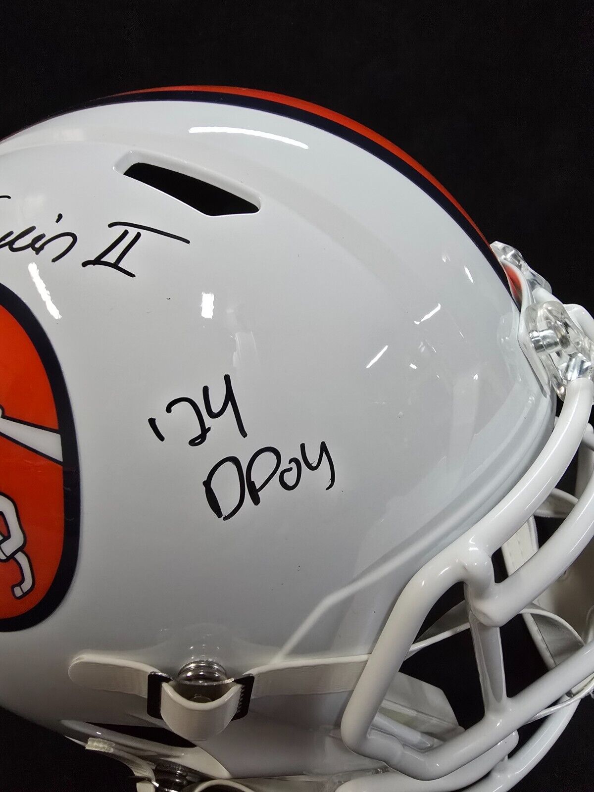 Denver Broncos Pat Surtain Ii Signed Insc Replica Full Size Helmet Beckett