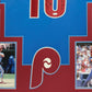 Framed Philadelphia Phillies Darren Daulton Autographed Signed Jersey Jsa Coa