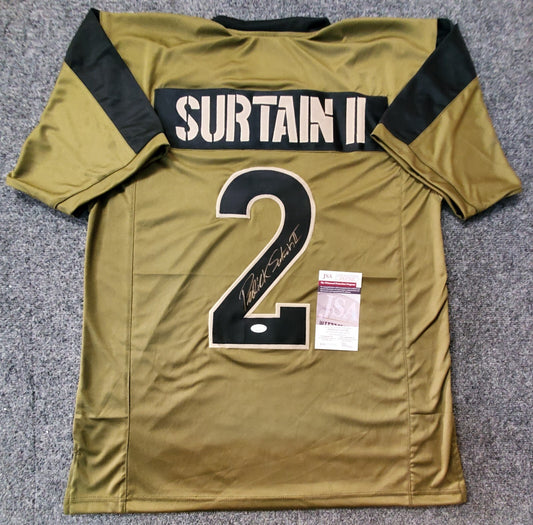 Denver Broncos Patrick Surtain Ii Autographed Signed Salute Jersey Jsa  Coa