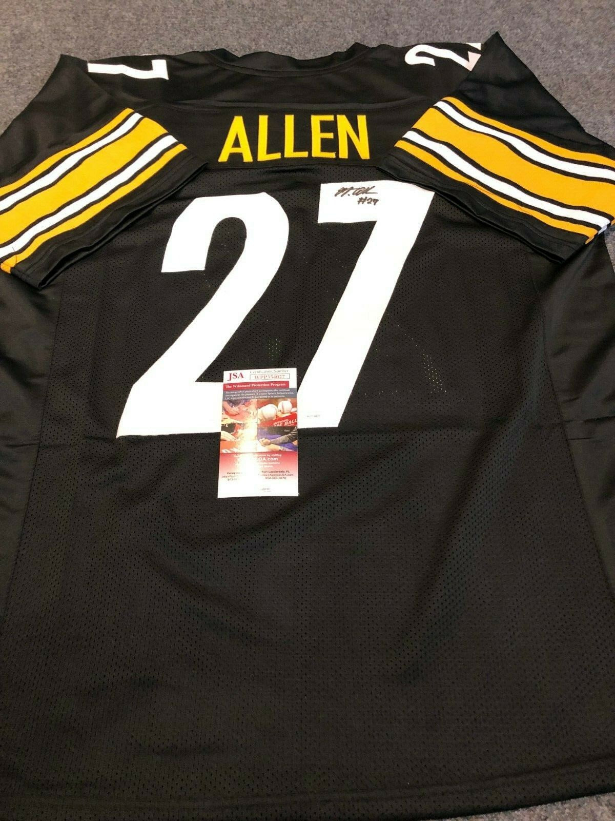 Pittsburgh Steelers Marcus Allen Autographed Signed Jersey Jsa Coa