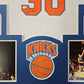 Framed New York Knicks Bernard King Autographed 2X Inscribed Jersey Jsa Coa