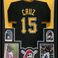 Framed Pittsburgh Pirates Oneil Cruz Autographed Signed Jersey Jsa Coa