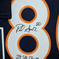 Framed Denver Broncos Rod Smith Autographed Signed Inscribed Jersey Jsa Coa