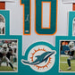 Framed Miami Dolphins Tyreek Hill Autographed Signed Jersey Beckett Holo