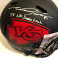 Neil Smith Signed Inscribed Kc Chiefs Eclipse Replica Full Size Helmet Jsa Coa