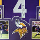 Framed Minnesota Vikings Dalvin Cook Autographed Signed Jersey Beckett Holo