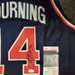 MVP Authentics Usa Basketball Alonzo Mourning Autographed Signed Jersey Jsa Coa 126 sports jersey framing , jersey framing