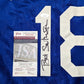 Kansas City Royals Bret Saberhagen Autographed Signed Custom Jersey Jsa Coa