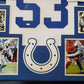 Framed Indianapolis Colts Darius Shaquille Leonard Signed Jersey Jsa Coa