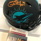MVP Authentics Jakeem Grant Autographed Signed Miami Dolphins Eclipse Mini Helmet Jsa Coa 107.10 sports jersey framing , jersey framing