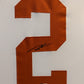 Framed Texas Longhorns Roschon Johnson Autograph Signed Jersey Beckett Holo