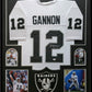 Framed Oakland Raiders Rich Gannon Autographed Signed Jersey Jsa Coa