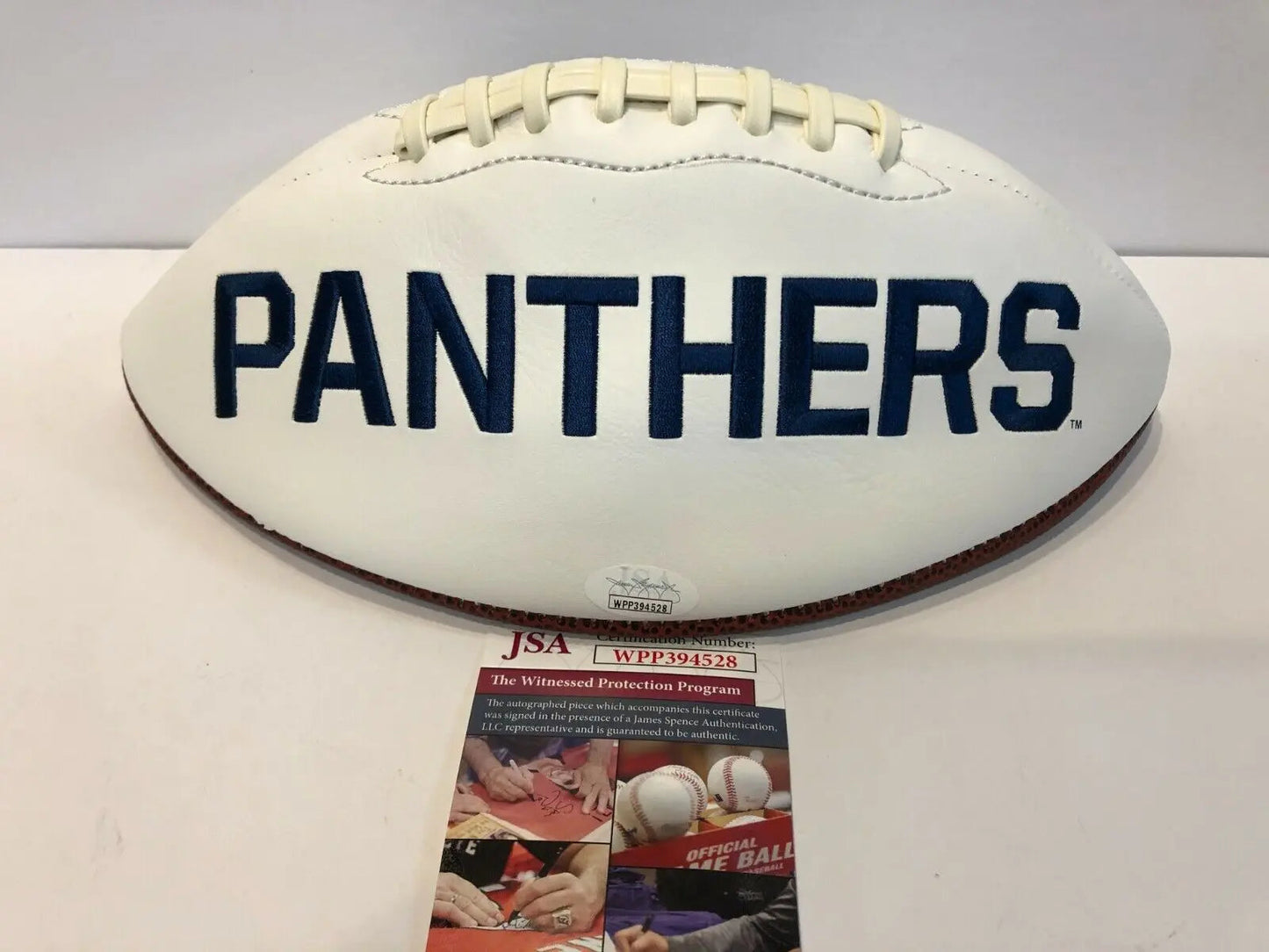 MVP Authentics Aaron Donald Autographed Signed Pitt Panthers Logo Football Jsa Coa 242.10 sports jersey framing , jersey framing
