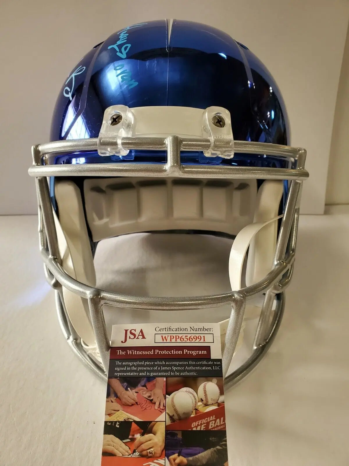 MVP Authentics Aj Brown Signed Inscrib Tennessee Titans Chrome Replica Full Size Helmet Jsa Coa 449.10 sports jersey framing , jersey framing