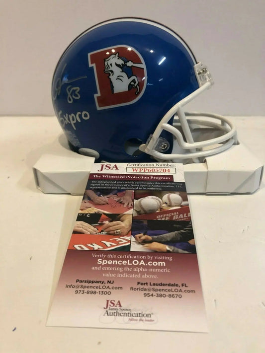 MVP Authentics Anthony Miller Autographed Signed Inscribed Denver Broncos Mini Helmet Jsa Coa 62.99 sports jersey framing , jersey framing